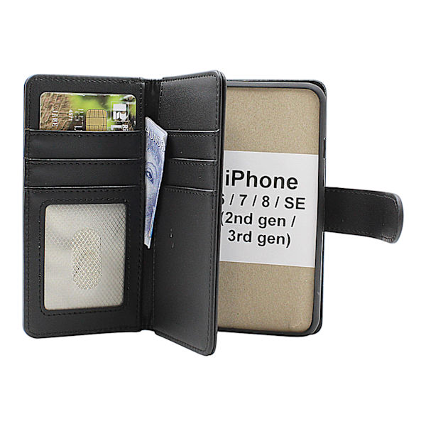 Skimblocker XL Magnet Fodral iPhone 6/7/8/SE 2nd/3rd Gen. Röd