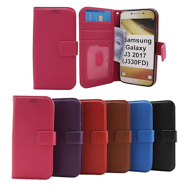New Standcase Wallet Samsung Galaxy J3 2017 (J330FD) Lila