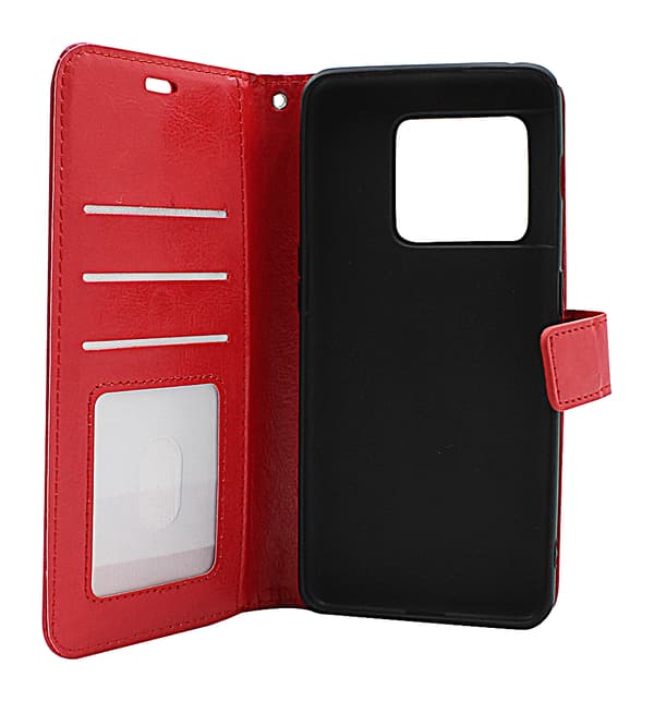Crazy Horse Wallet OnePlus 10 Pro Röd