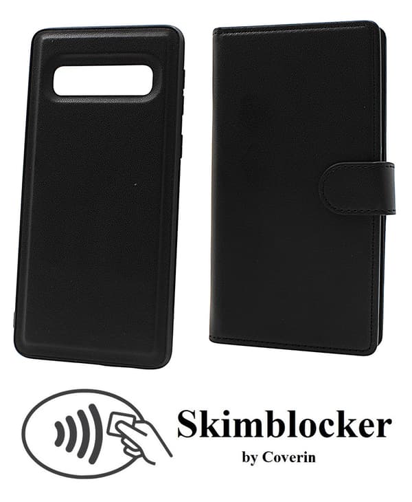 Skimblocker Samsung Galaxy S10 Magnet Plånboksfodral
