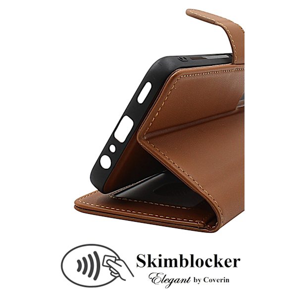 Skimblocker iPhone 16 Plus Plånboksfodral Happy Cherry