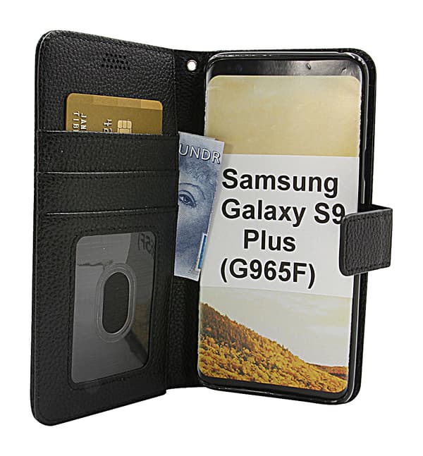 Standcase Wallet Samsung Galaxy S9 Plus (G965F) Svart