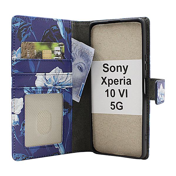 Skimblocker Sony Xperia 10 VI 5G Plånboksfodral Design