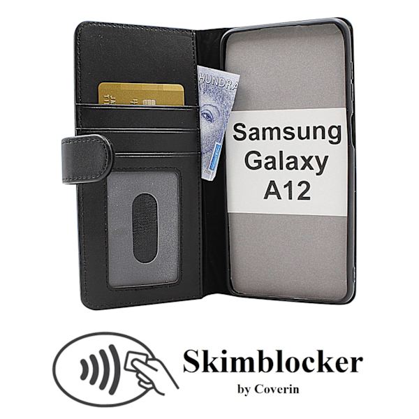 Skimblocker Plånboksfodral Samsung Galaxy A12