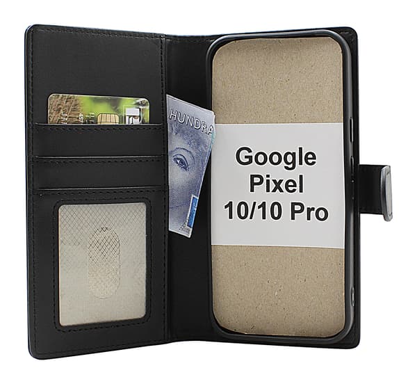 Skimblocker Google Pixel 10 / Pixel 10 Pro Plånboksfodral Glitter Pink