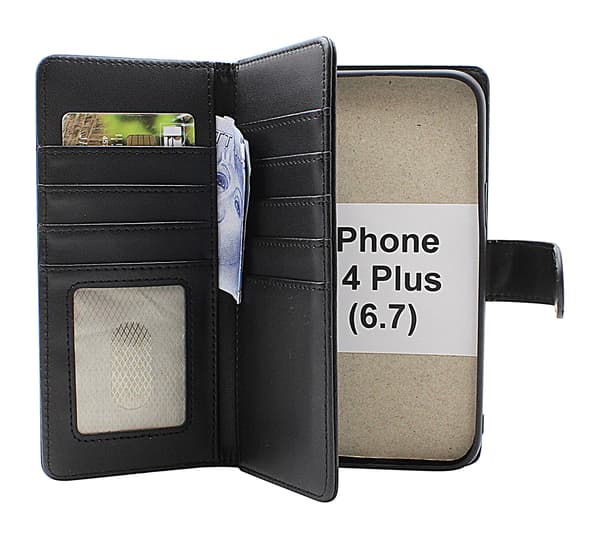 Skimblocker iPhone 14 Plus XL Magnet Plånboksfodral