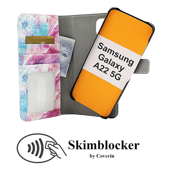 Skimblocker Magnet Designwallet Samsung Galaxy A22 5G
