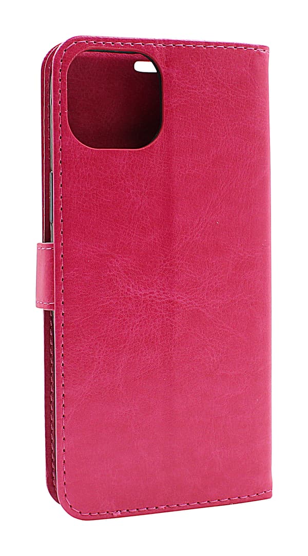 Crazy Horse Wallet iPhone 15 Plus Brun