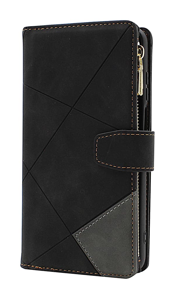 XL Standcase Lyxfodral Nokia C22 / C32 Svart