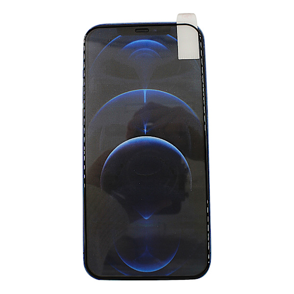 Full Frame Glas skydd iPhone 12 Pro Max (6.7) (Svart)