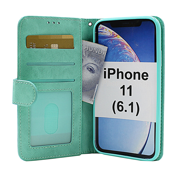 Zipper Standcase Wallet iPhone 11 (6.1) Brun