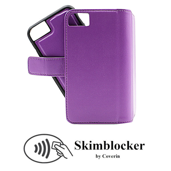Skimblocker Magnet Wallet iPhone SE (2nd Generation) Lila G632