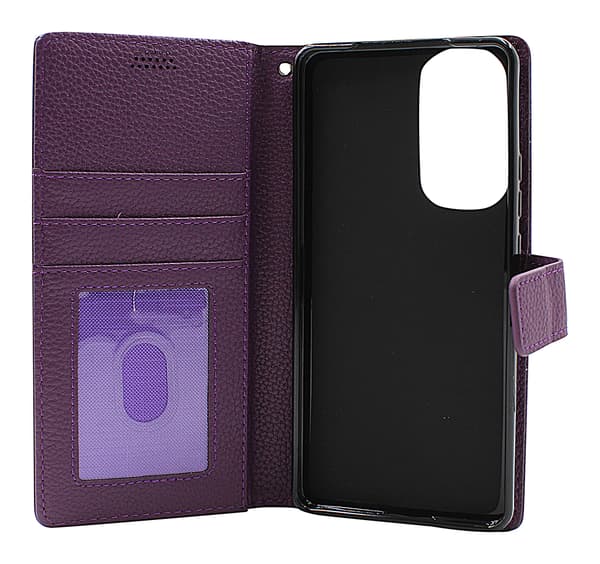 New Standcase Wallet Motorola Edge 30 Ljusblå