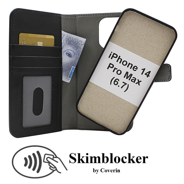 Skimblocker Magnet Fodral iPhone 14 Pro Max (6.7)