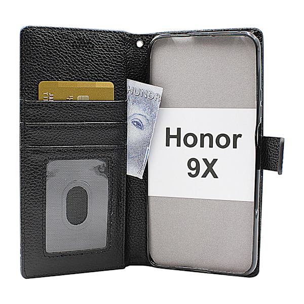 New Standcase Wallet Honor 9X Ljusblå