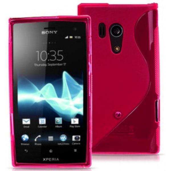 S-line skal Sony Xperia Acro S (LT26w) Hotpink