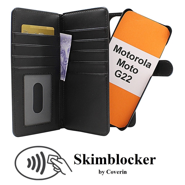 Skimblocker XL Magnet Fodral Motorola Moto G22