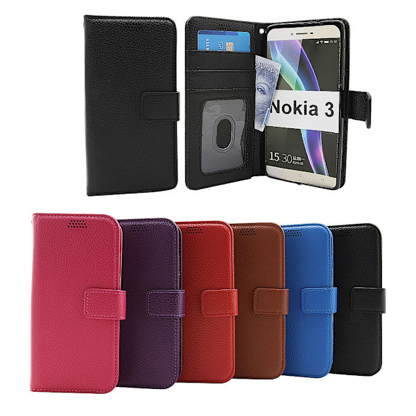 Standcase Wallet Nokia 3 (TA-1032) Hotpink