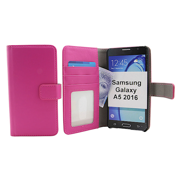 Skimblocker Magnet Wallet Samsung Galaxy A5 2016 (A510F) Hotpink