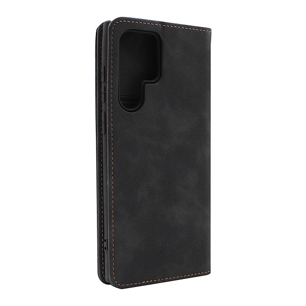 Fancy Standcase Wallet Samsung Galaxy S22 Ultra 5G Svart
