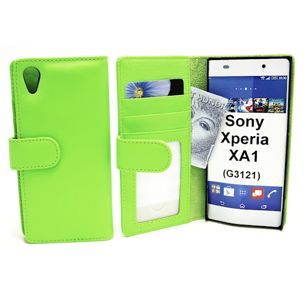 Plånboksfodral Sony Xperia XA1 (G3121) Grön