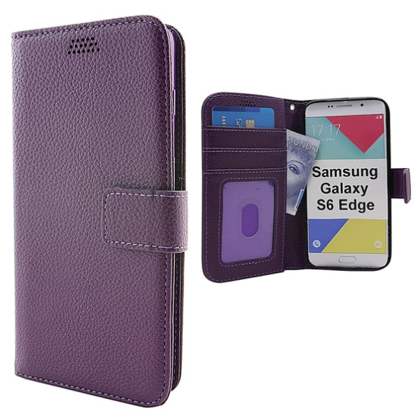 New Standcase Wallet Samsung Galaxy S6 Edge (G925F) Lila