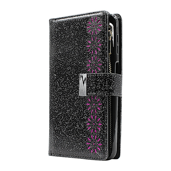XL Standcase Glitterwallet Samsung Galaxy A32 5G (SM-A326B) Lila