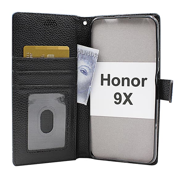 New Standcase Wallet Honor 9X Svart