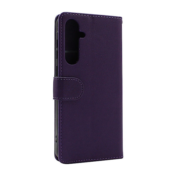 Zipper Standcase Wallet Samsung Galaxy A35 5G Grå