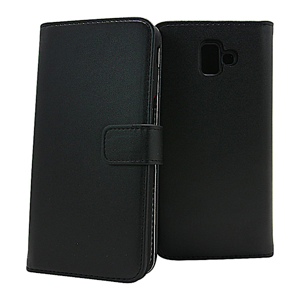 Skimblocker Magnet Wallet Samsung Galaxy J6 Plus (J610FN/DS) Svart