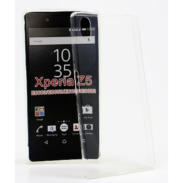 Ultra Thin TPU skal Sony Xperia Z5 (E6653) Clear