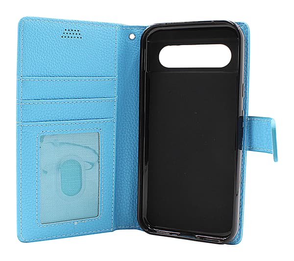 New Standcase Wallet Google Pixel 8a 5G Ljusblå