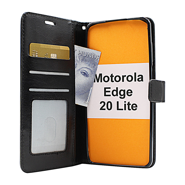 Crazy Horse Wallet Motorola Edge 20 Lite Turkos