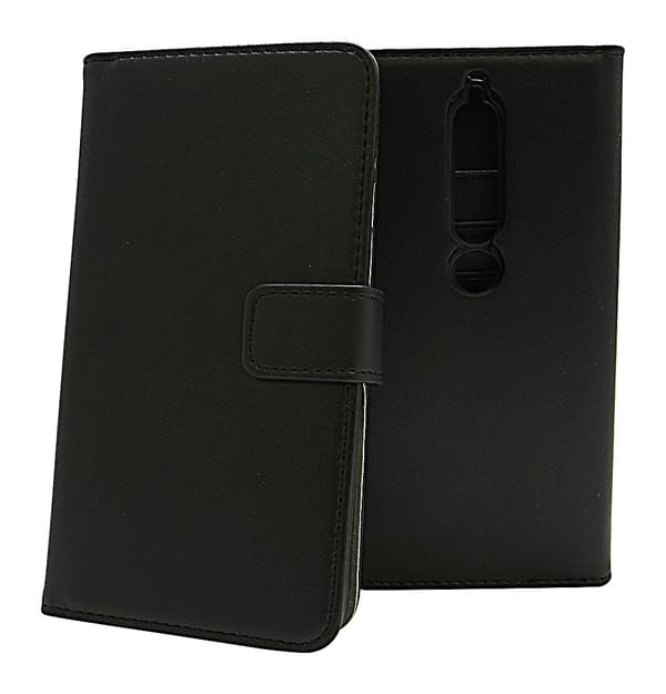 Skimblocker Magnet Wallet Nokia 6 (2018) Svart