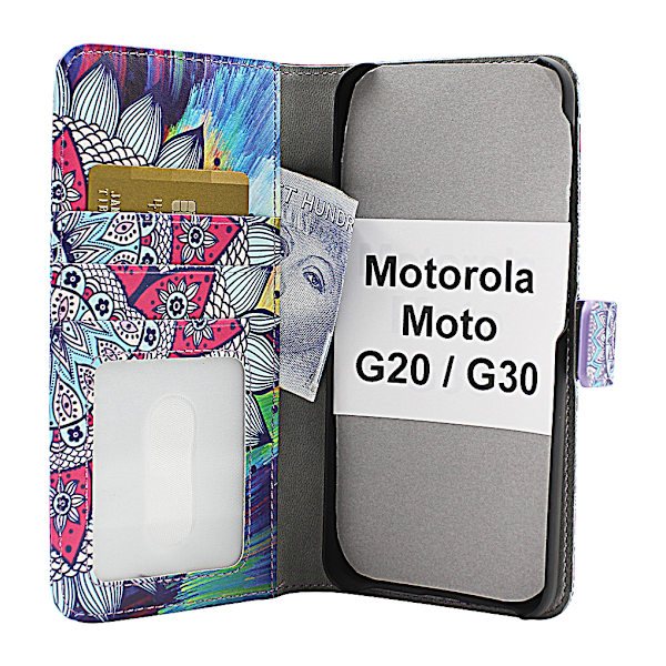 Skimblocker Magnet Designwallet Motorola Moto G20 / Moto G30