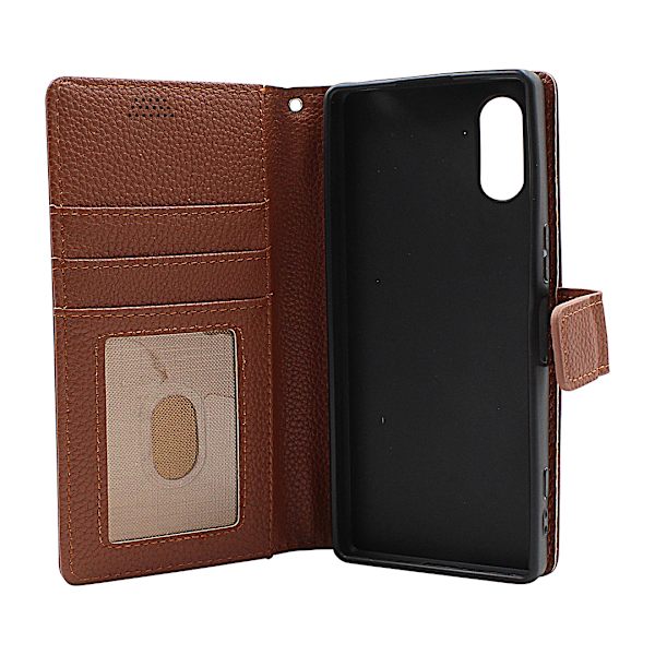 New Standcase Wallet Sony Xperia 5 V Ljusblå