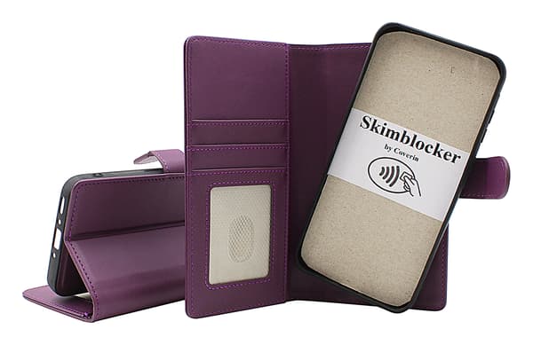 Skimblocker iPhone 12 Pro (6.1) Magnet Plånboksfodral