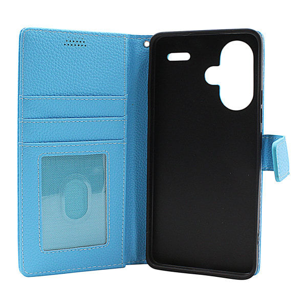 New Standcase Wallet Xiaomi Redmi Note 13 Pro+ 5G Ljusblå