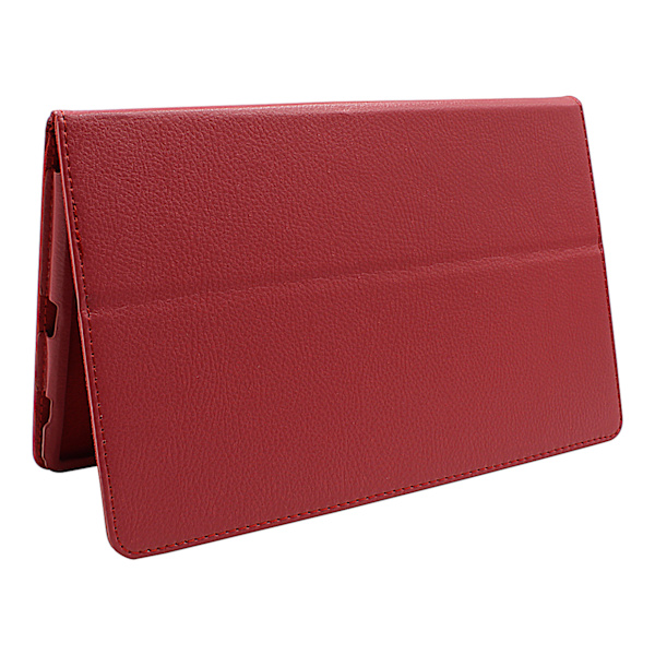 Standcase Fodral Lenovo Tab M10 Plus Röd