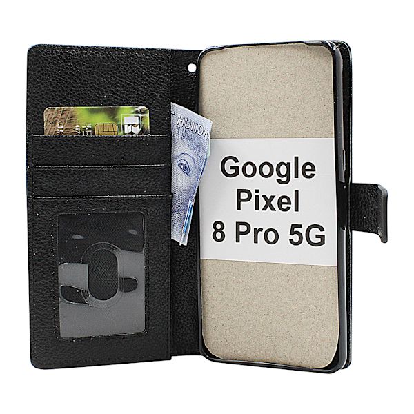New Standcase Wallet Google Pixel 8 Pro 5G Röd