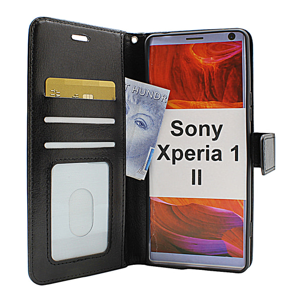 Crazy Horse Wallet Sony Xperia 1 II (XQ-AT51) Svart