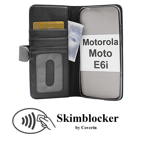 Skimblocker Plånboksfodral Motorola Moto E6i