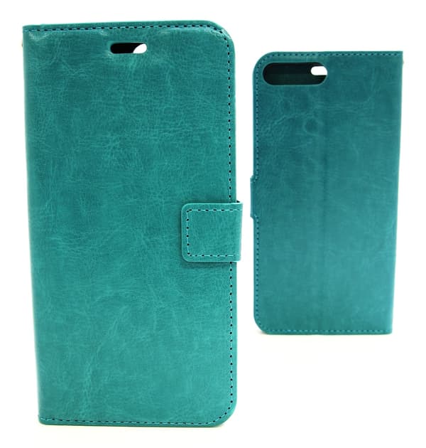 Crazy Horse Wallet iPhone 7 Plus Turkos