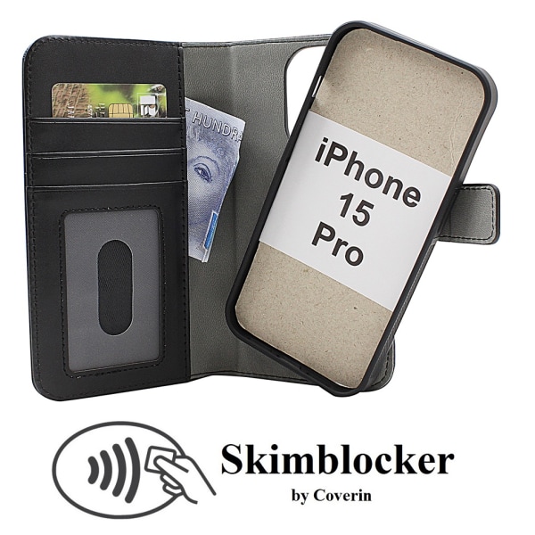 Skimblocker Magnet Fodral iPhone 15 Pro