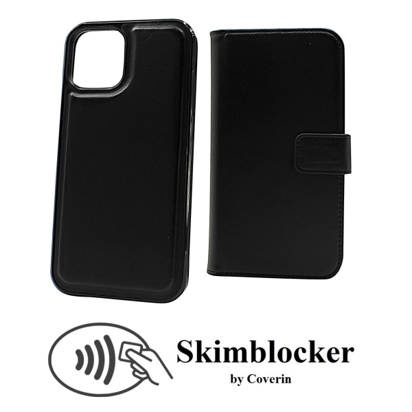Skimblocker Magnet Fodral iPhone 12 Pro (6.1) Lila