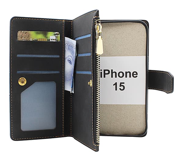 XL Standcase Lyxfodral iPhone 15 Lila
