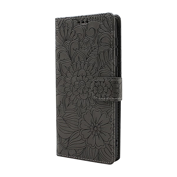 Flower Standcase Wallet Samsung Galaxy S21 Plus 5G (G996B) Blå