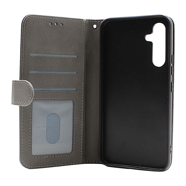 Zipper Standcase Wallet Samsung Galaxy A54 5G Grå