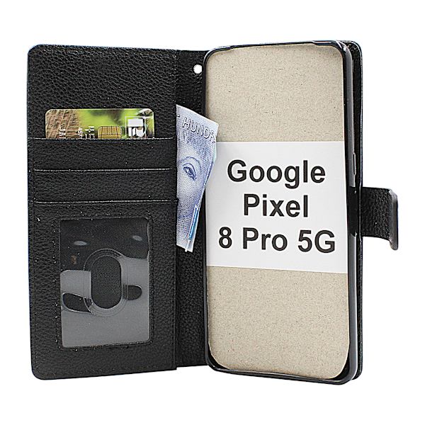 Crazy Horse Wallet Google Pixel 8 Pro 5G Röd