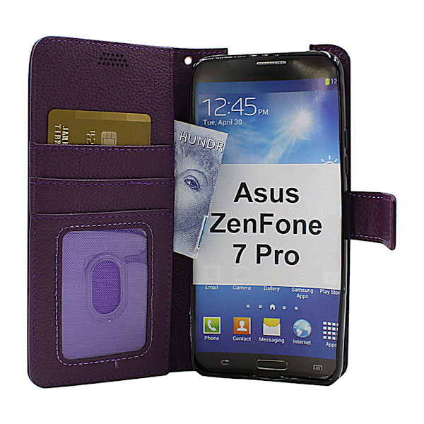 New Standcase Wallet Asus ZenFone 7 Pro (ZS671KS) (Svart) Svart